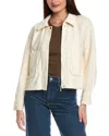 Vince Camuto Slouchy Patch Pocket Jacket In Neutral