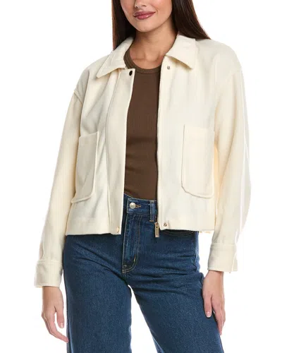 Vince Camuto Slouchy Patch Pocket Jacket In Brown