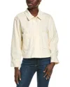 Vince Camuto Slouchy Patch Pocket Jacket In White