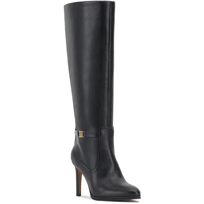 Vince Camuto Slylie4 Womens Zipper Leather Over-the-knee Boots