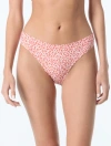 Vince Camuto Small Animal High Cut Bikini Bottom In Pink