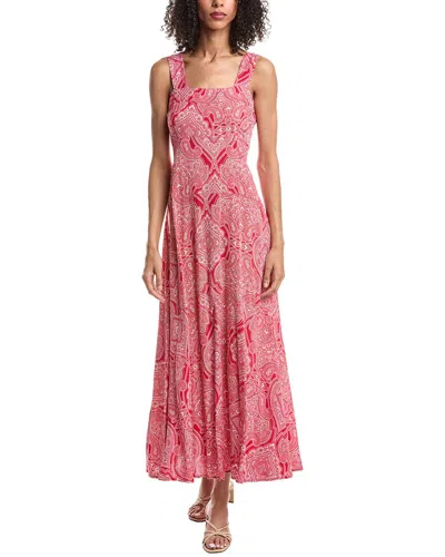 Vince Camuto Smocked Back Maxi Dress In Purple
