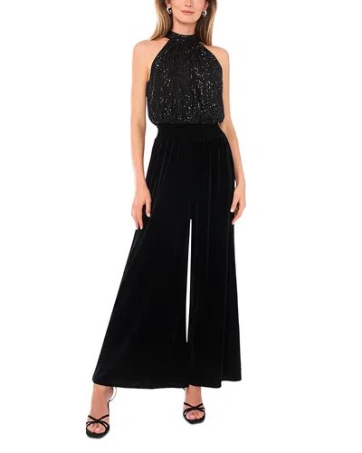 Vince Camuto Smocked Jumpsuit In Black