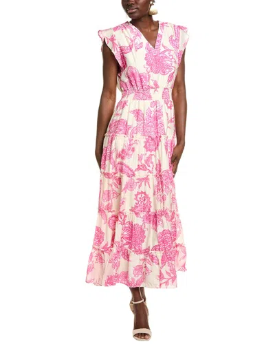 Vince Camuto Smocked Waist Maxi Dress