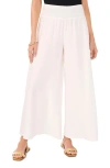 Vince Camuto Smocked Waist Wide Leg Pants In New Ivory