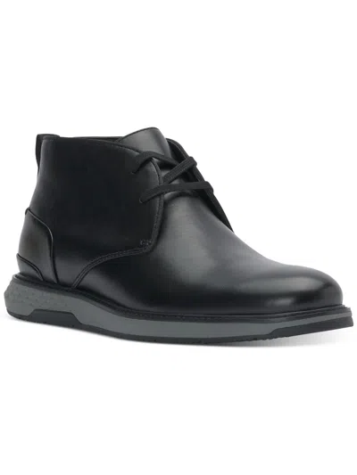 Vince Camuto Soleh Mens Leather Chukka Boots In Black