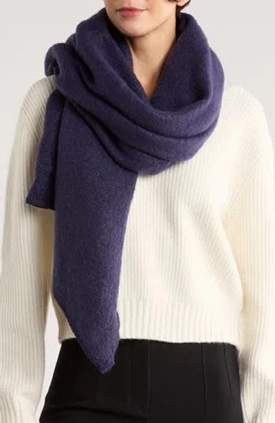 Vince Camuto Solid Shine Knit Scarf In Purple