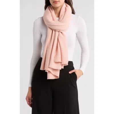 Vince Camuto Solid Woven Scarf In Pink