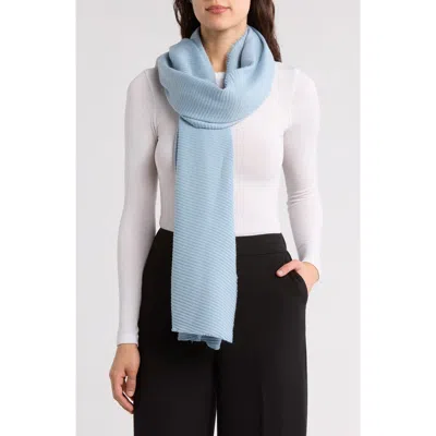 Vince Camuto Solid Woven Scarf In Gray
