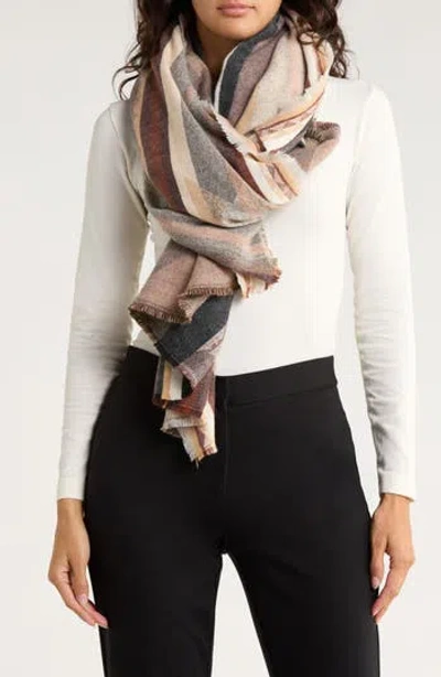 Vince Camuto Southwestern Blanket Scarf In Multi