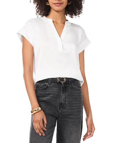 VINCE CAMUTO SPLIT V NECK BLOUSE