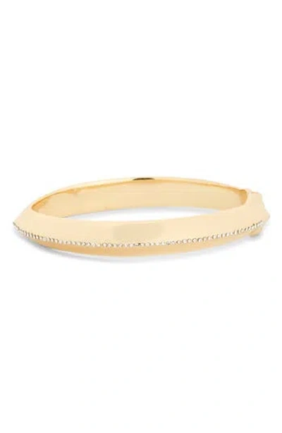 Vince Camuto Spring Hinged Bangle Bracelet In Gold