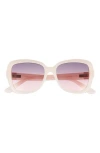 Vince Camuto Square Frame Sunglasses In Grey