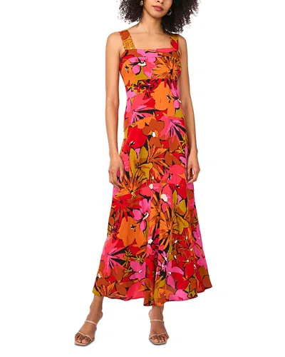 VINCE CAMUTO SQUARE NECK TIER DRESS