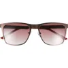 Vince Camuto Square Sunglasses In Bronze