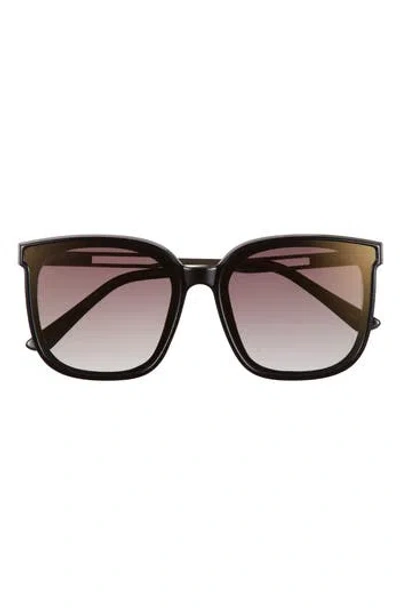 Vince Camuto Square Tip Sunglasses In Black