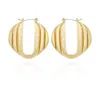 Vince Camuto Stacked Link Hoop Earrings In Gold
