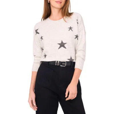 VINCE CAMUTO VINCE CAMUTO STAR CREWNECK SWEATER