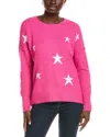 Vince Camuto Star Crewneck Sweater In Pink