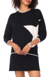 Vince Camuto Star Detail Crewneck Sweater In Black
