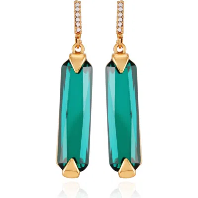 Vince Camuto Stone Drop Earrings In Goldtone