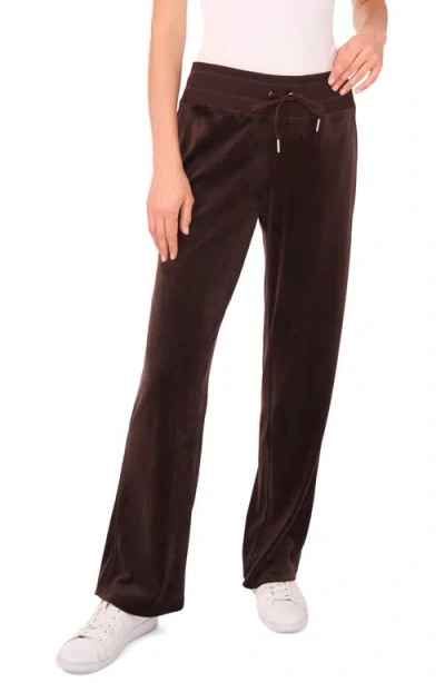 Vince Camuto Straight Leg Drawstring Pants In Brown