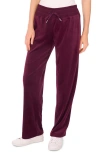 Vince Camuto Straight Leg Drawstring Pants In Purple