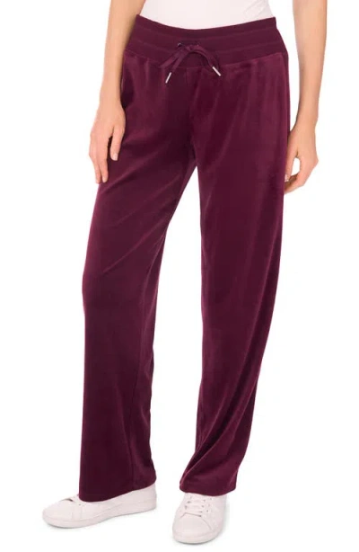 Vince Camuto Straight Leg Drawstring Pants In Purple