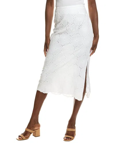 Vince Camuto Straight Skirt In White