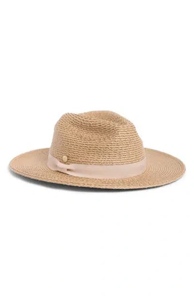 Vince Camuto Straw Panama Hat In Natural