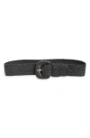 Vince Camuto Straw Wrap Belt