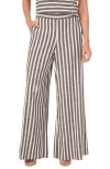 Vince Camuto Stripe Wide Leg Pants In New Ivory