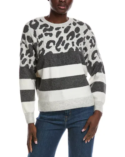 Vince Camuto Striped Sweater In Multi
