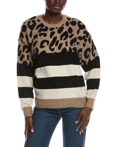 Vince Camuto Striped Sweater In Multi