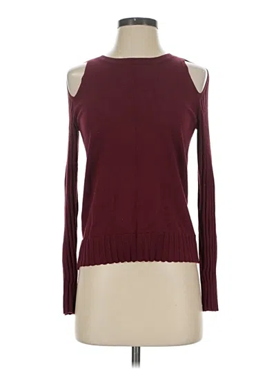 Pre-owned Vince Camuto Sweater Vest In Burgundy