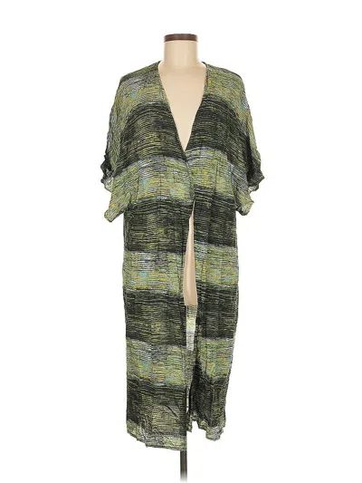 Pre-owned Vince Camuto Swimsuit Cover Up In Green