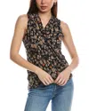 Vince Camuto Tank Blouse In Black