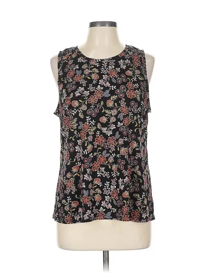 Pre-owned Vince Camuto Tank Top Black Halter Neckline Tops