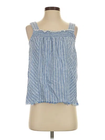 Pre-owned Vince Camuto Tank Top Blue Halter Neckline Tops