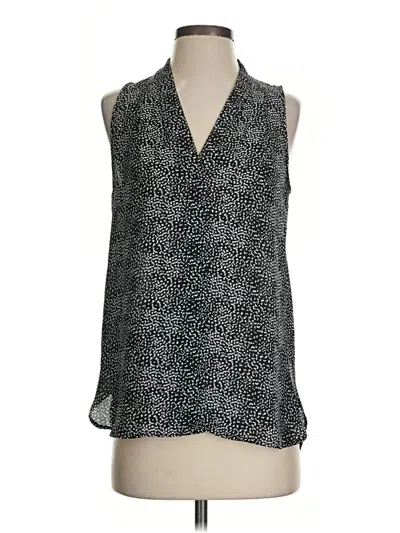 Pre-owned Vince Camuto Tank Top Silver Halter Neckline Tops