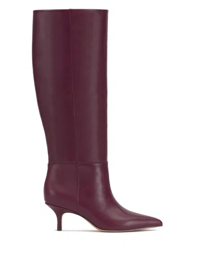 Vince Camuto Tansie Knee High Boot In Burgundy