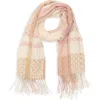 Vince Camuto Textured Colorblock Scarf