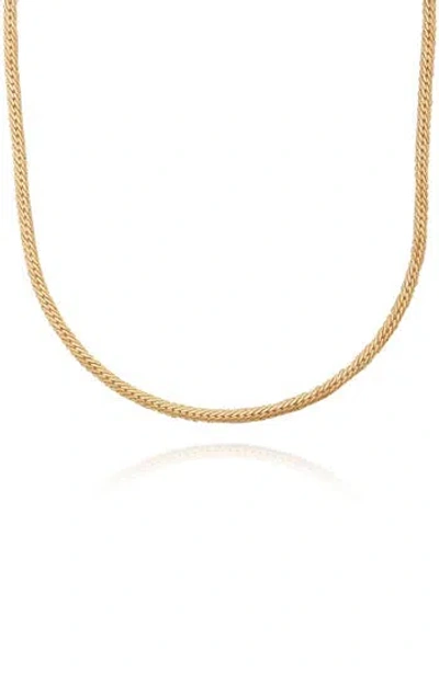 Vince Camuto Textured Curb Chain Necklace In Gold