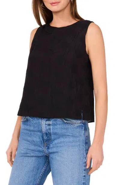 VINCE CAMUTO VINCE CAMUTO TEXTURED GAUZE SLEEVELESS TOP