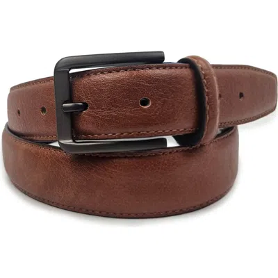 Vince Camuto Textured Leather Belt In Transparent