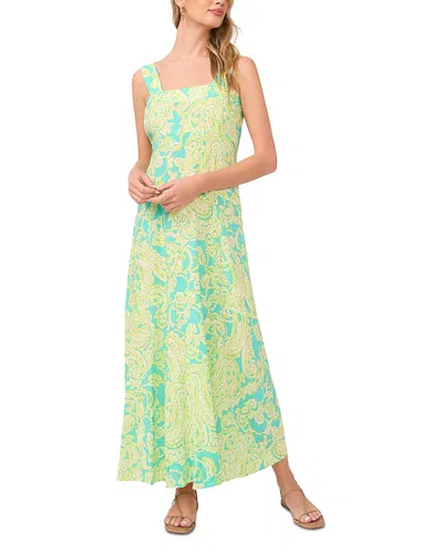 Vince Camuto Thick Strap Maxi Dress In Green