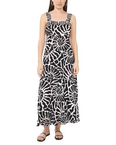 Vince Camuto Thick Strap Maxi Dress In Multi