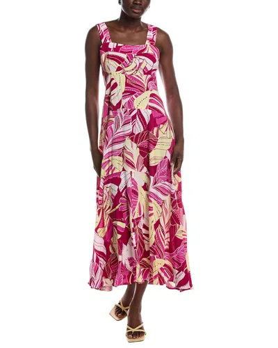 Vince Camuto Thick Strap Maxi Dress In Pink