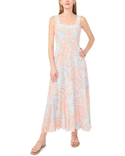Vince Camuto Thick Strap Maxi Dress In Multi