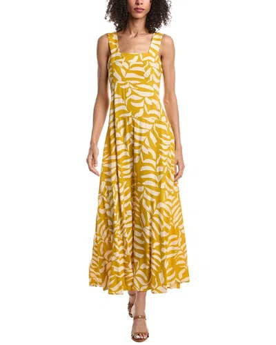 Vince Camuto Thick Strap Maxi Dress In Yellow